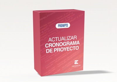 Actualizar cronograma de proyecto