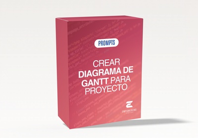 Crear diagrama de Gantt para proyecto