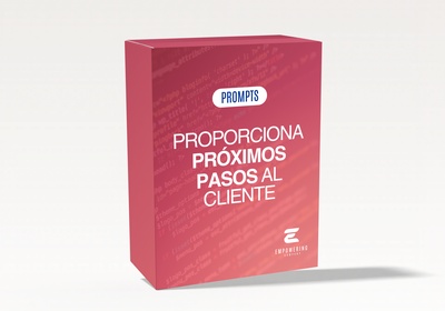 Proporciona próximos pasos al cliente