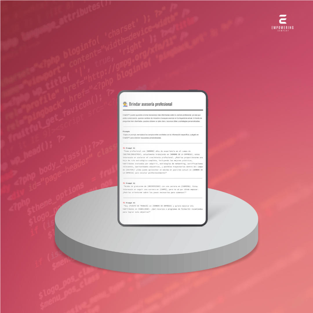 Brindar asesoría profesional - 3