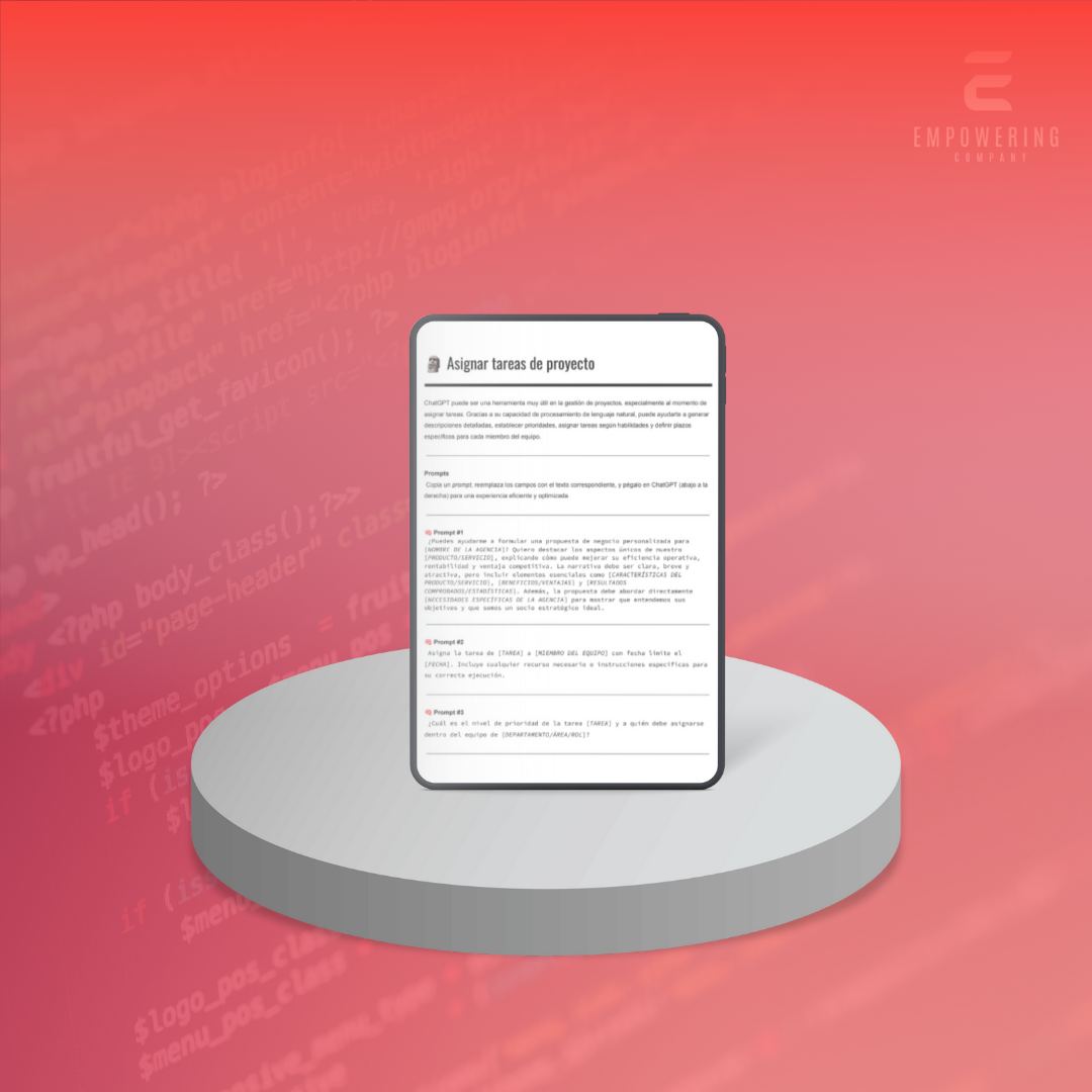 Asignar tareas de proyecto - 3