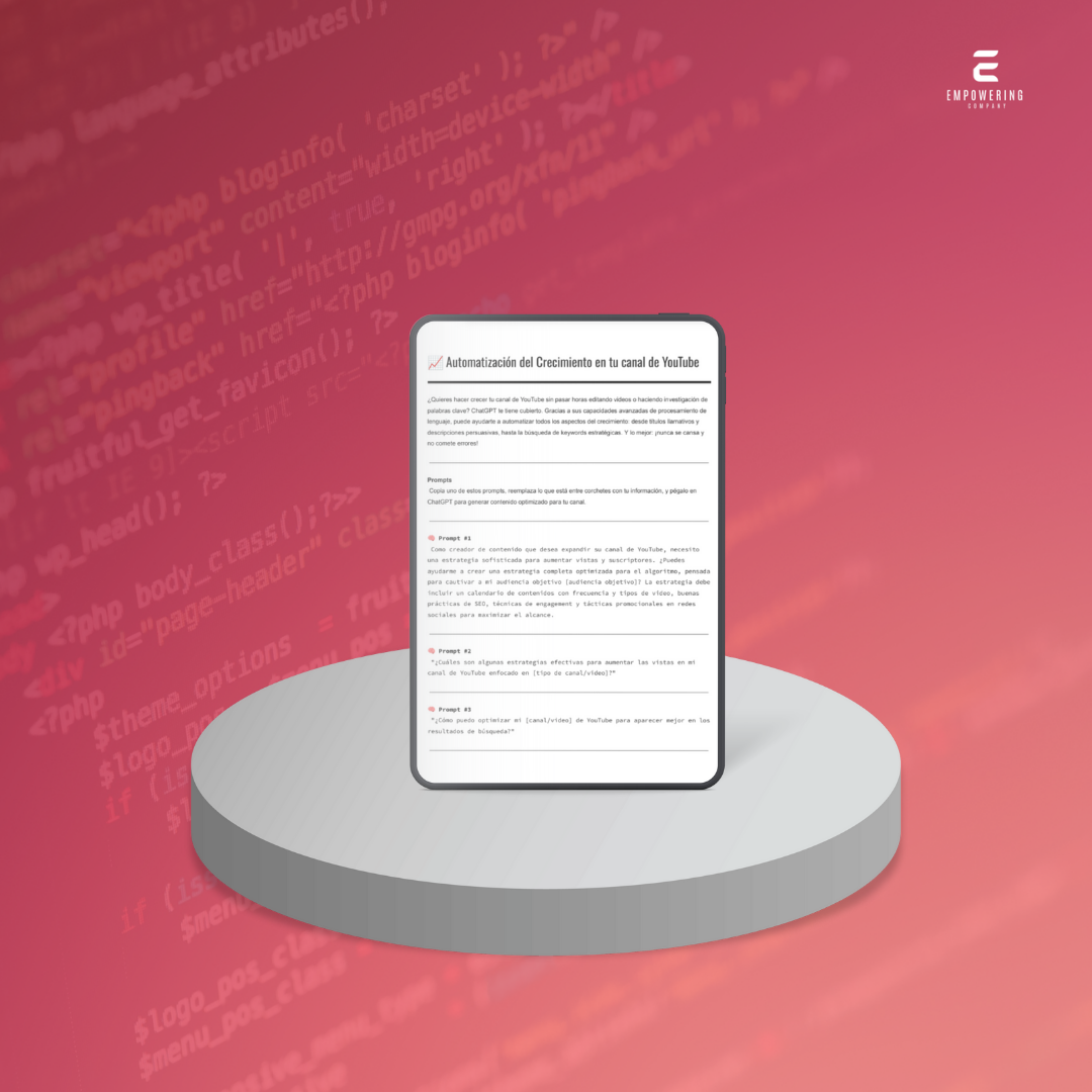 Automatización del Crecimiento en tu Canal de YouTube - 3