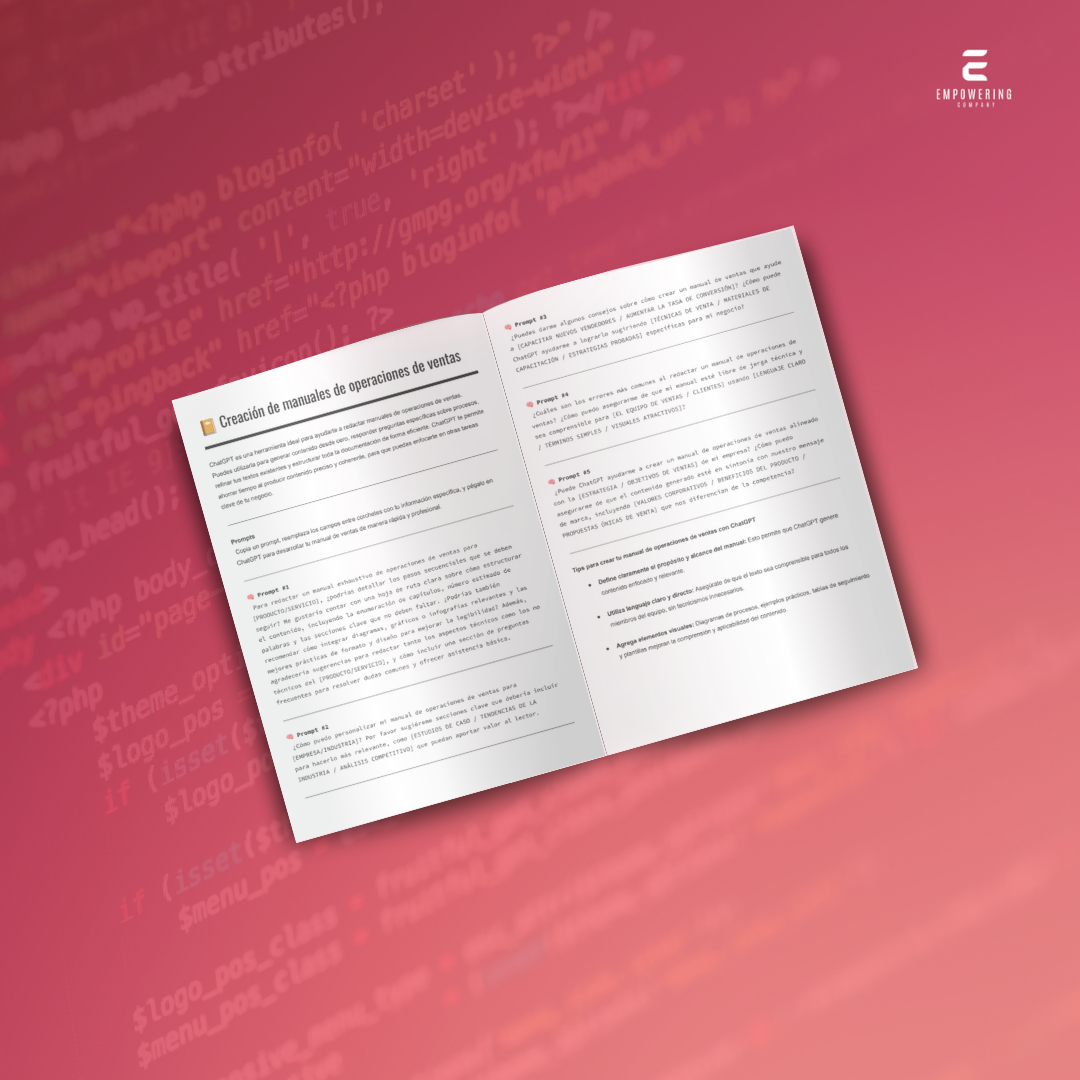 Creación de manuales de operaciones de ventas - 2