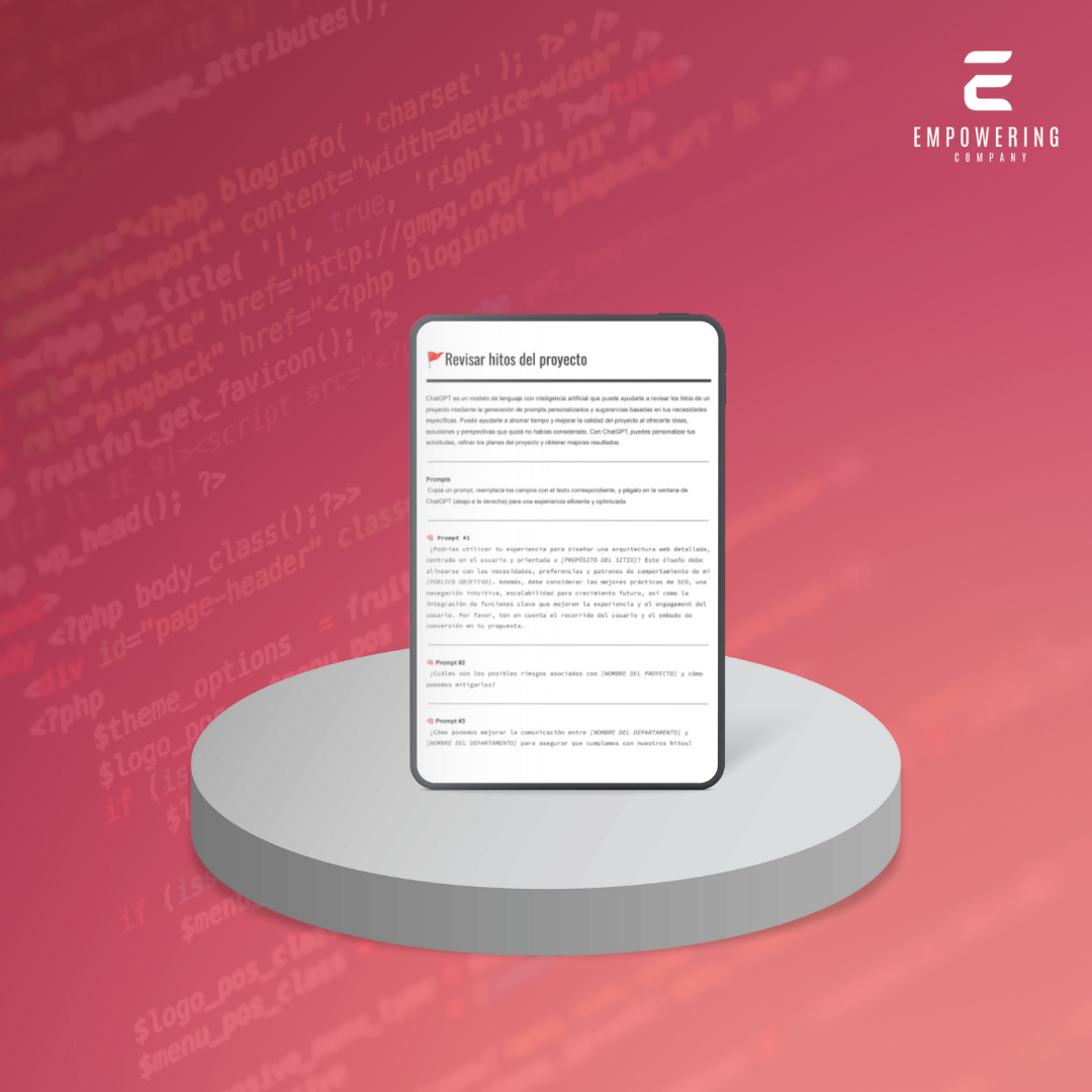 Revisar hitos del proyecto - 3