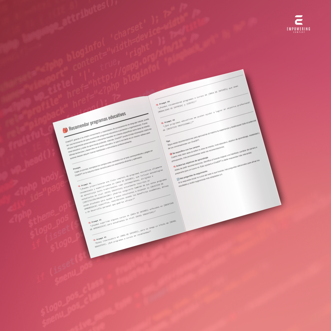 Recomendar programas educativos - 2