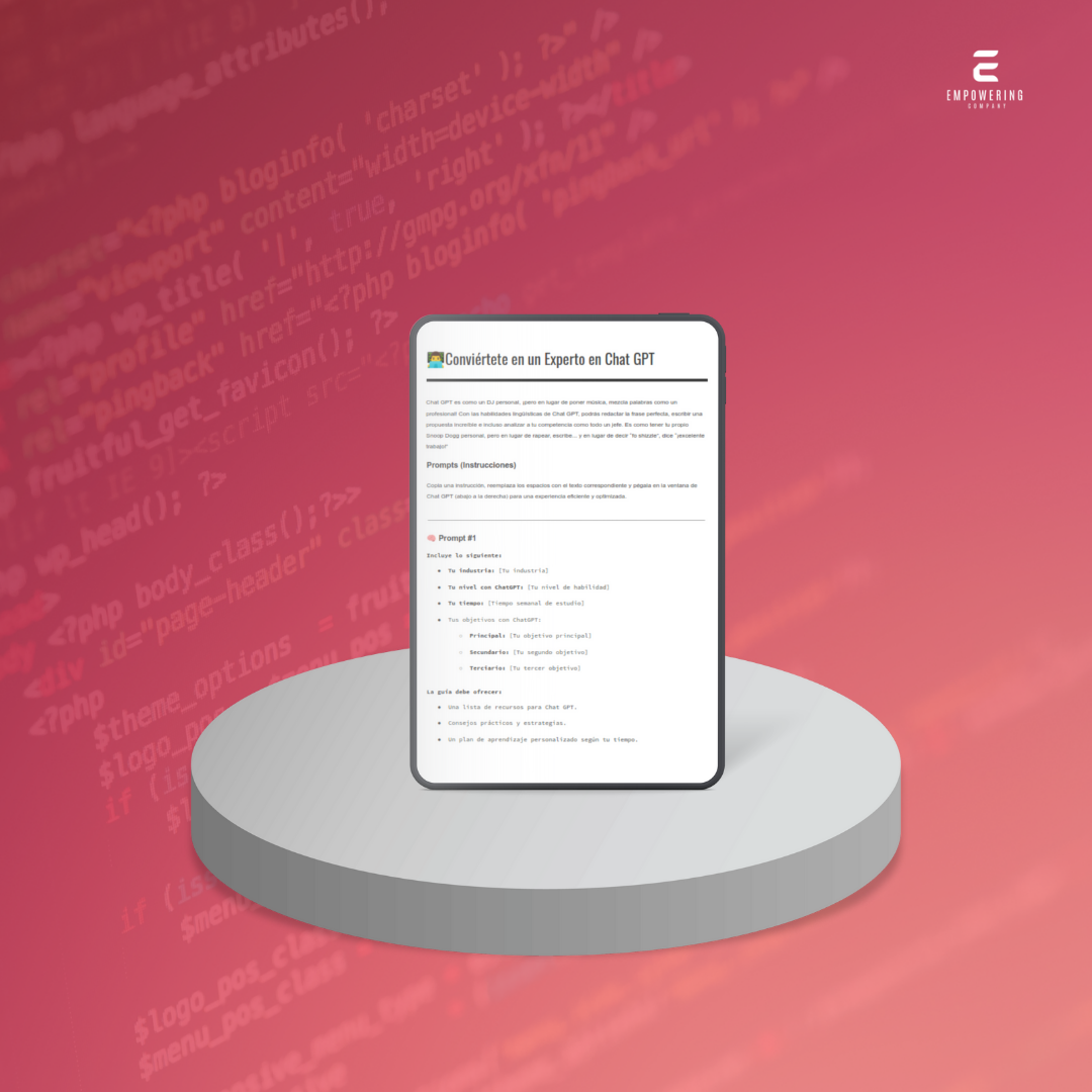 Conviértete en un experto en ChatGPT - 3