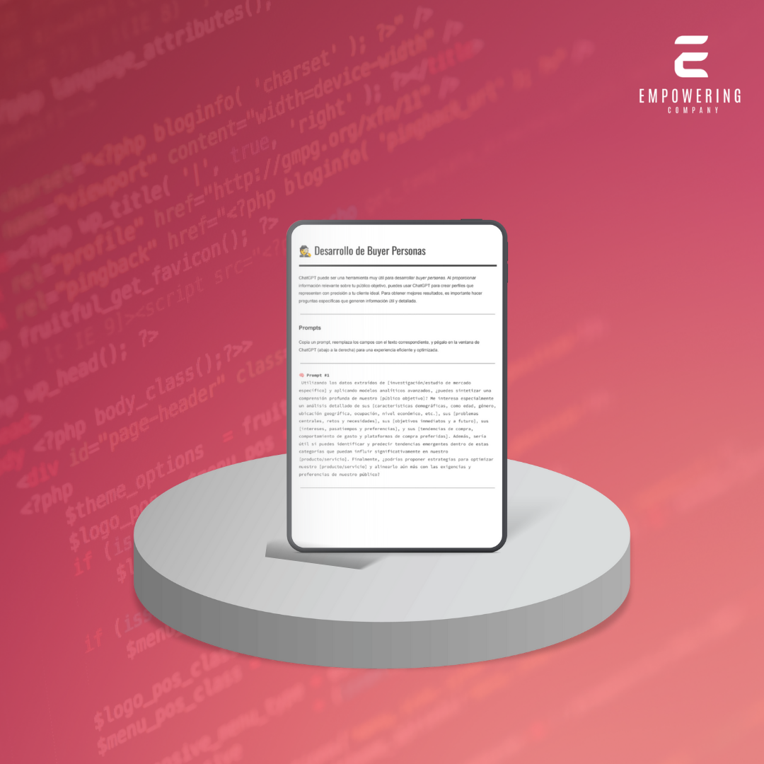 Desarrollo de Buyer Personas - 3