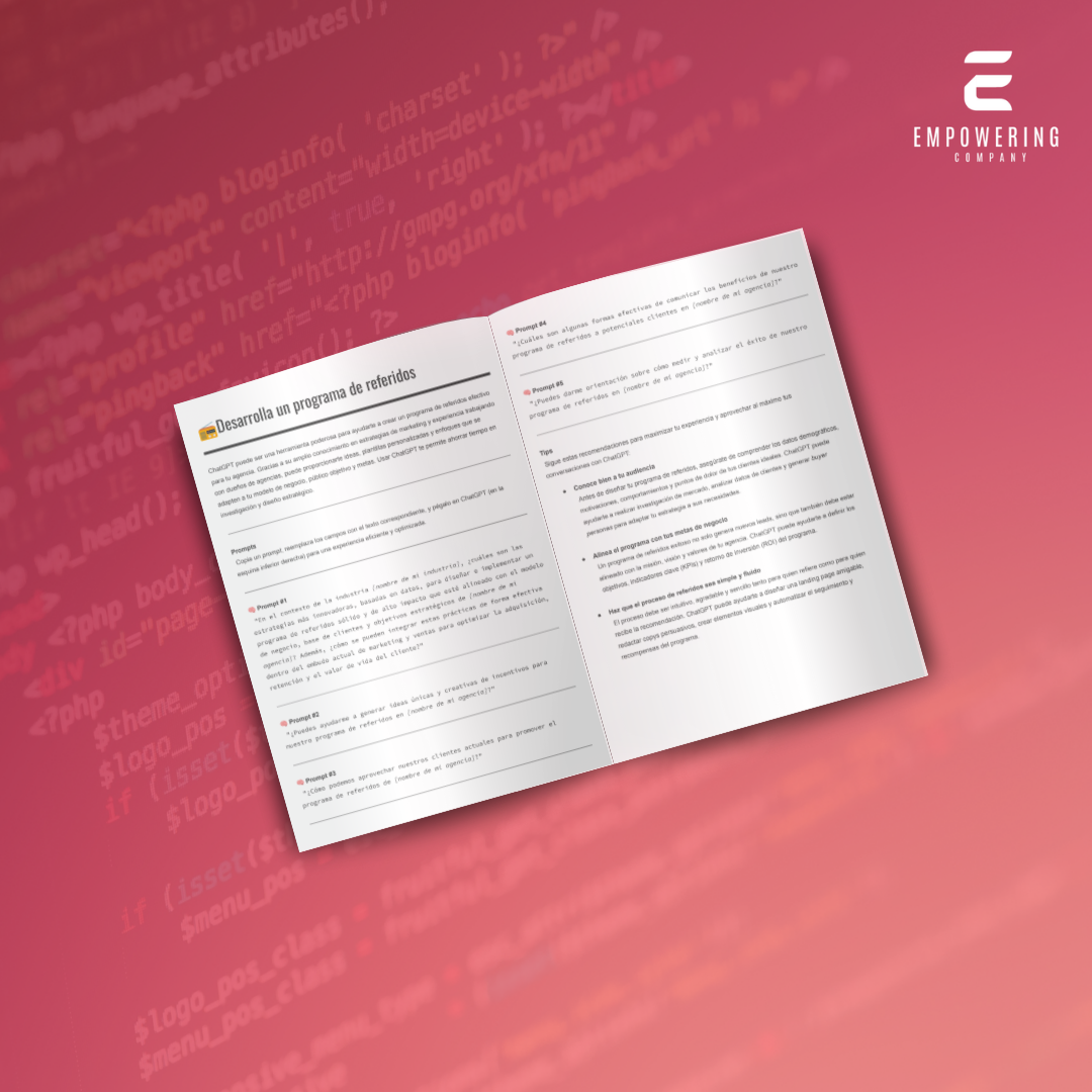 Desarrolla un programa de referidos - 2