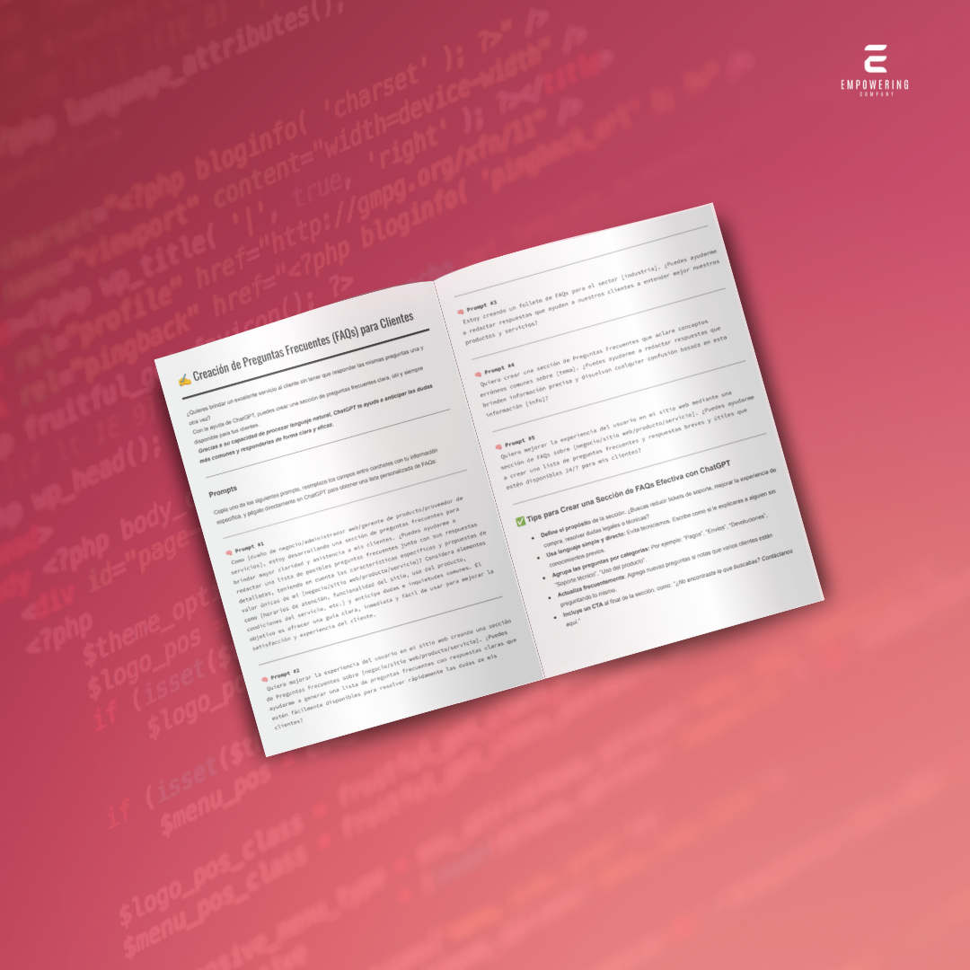 Creación de Preguntas Frecuentes (FAQs) para Clientes - 2